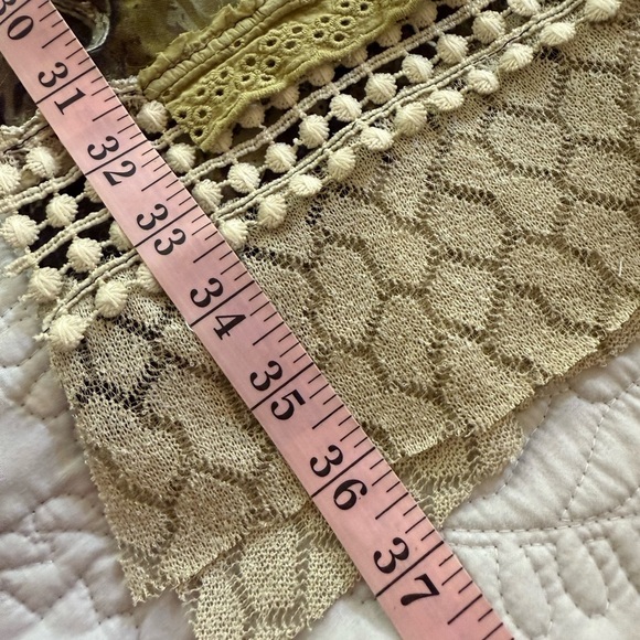 Upcycled Scarf Women's Mossy Green and Black - Picture 8 of 8